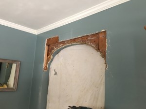During: Arch removal