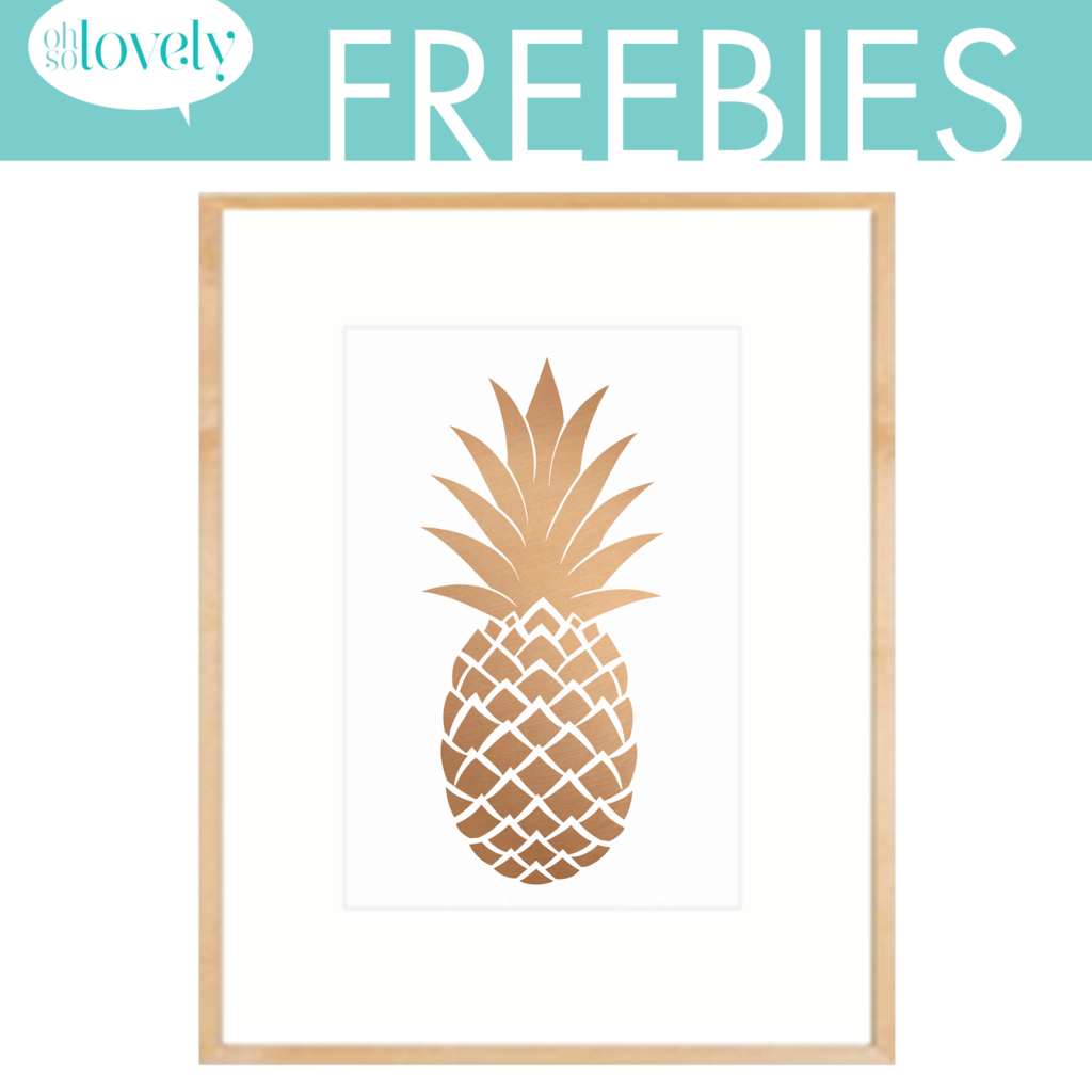 Free printable from Oh So Lovely