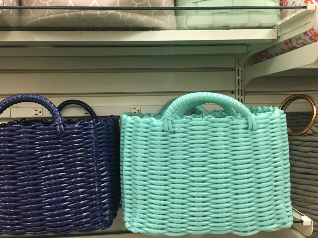 HomeGoods vinyl baskets