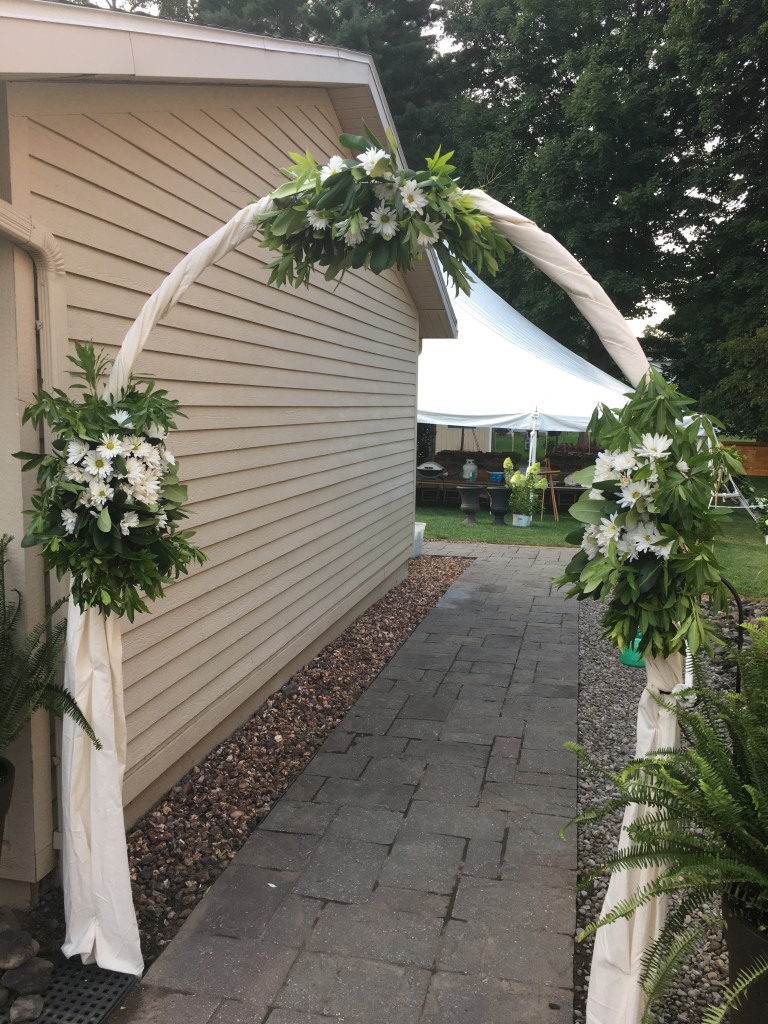 Arbor at Reception Entry