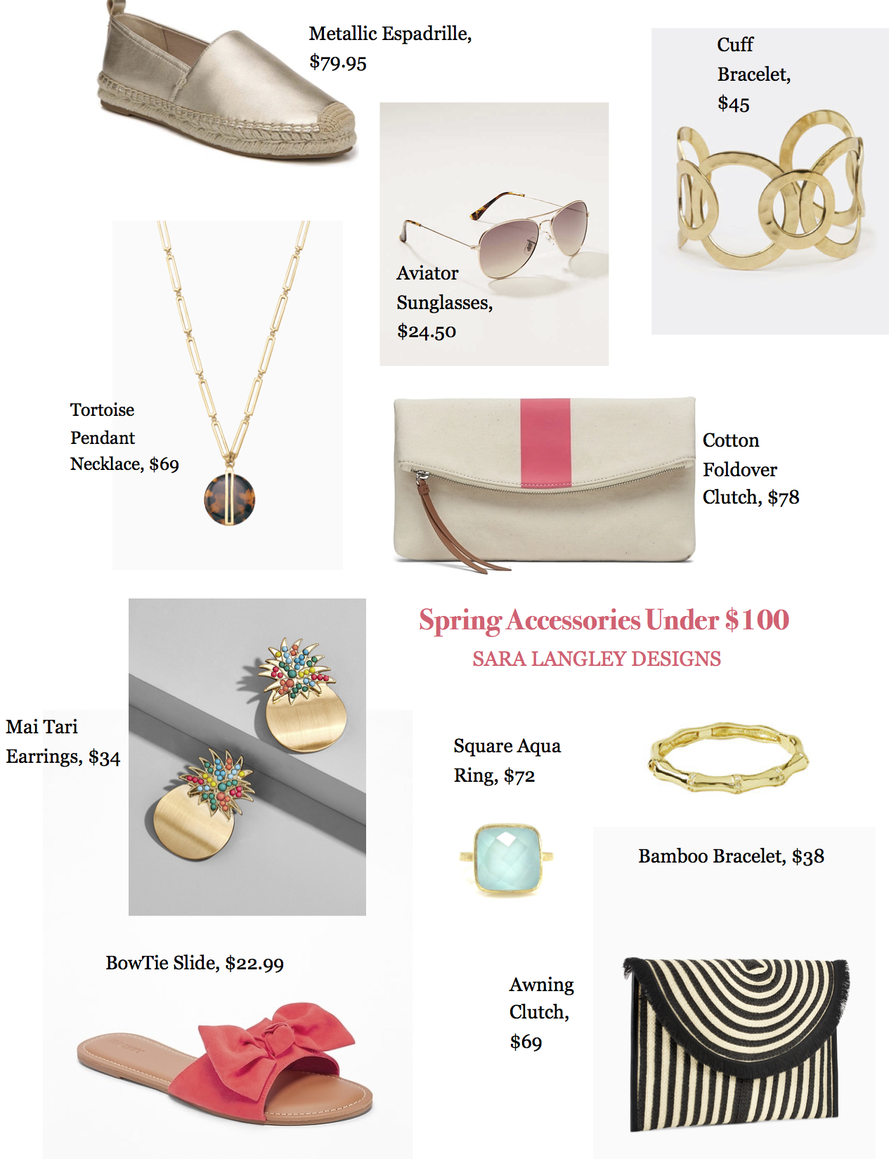 Spring accessories under $100