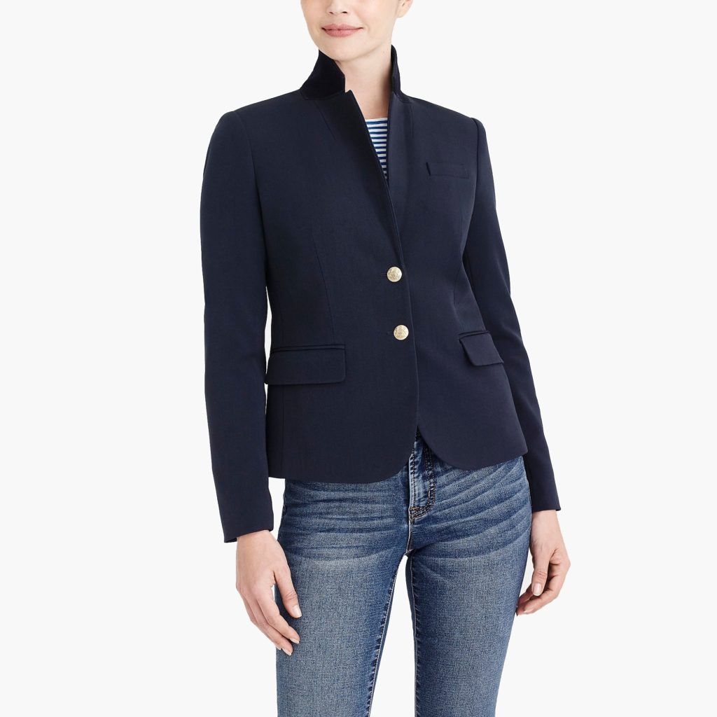 J.crew factory navy womens blazer