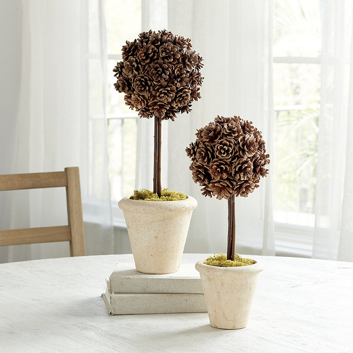 pinecone topiary Ballard designs