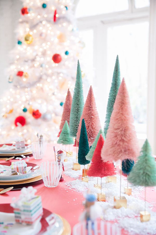 colorful preppy holiday decor